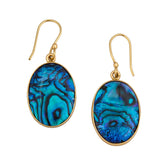 ALCHEMIA BLUE ABALONE DROP EARRINGS